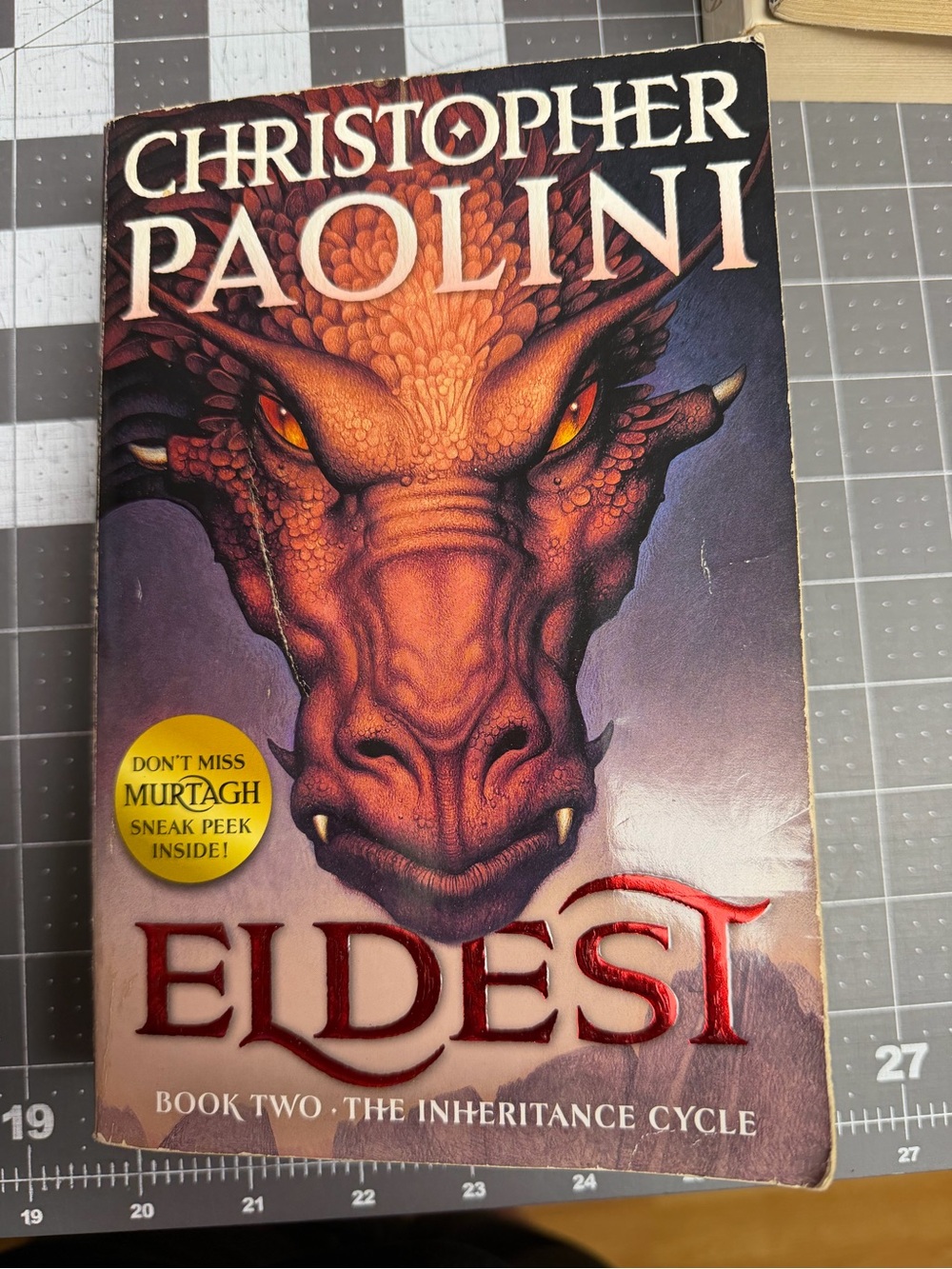 Eldest by Christopher Paolini, Book Two of series, The Inheritance Cycle